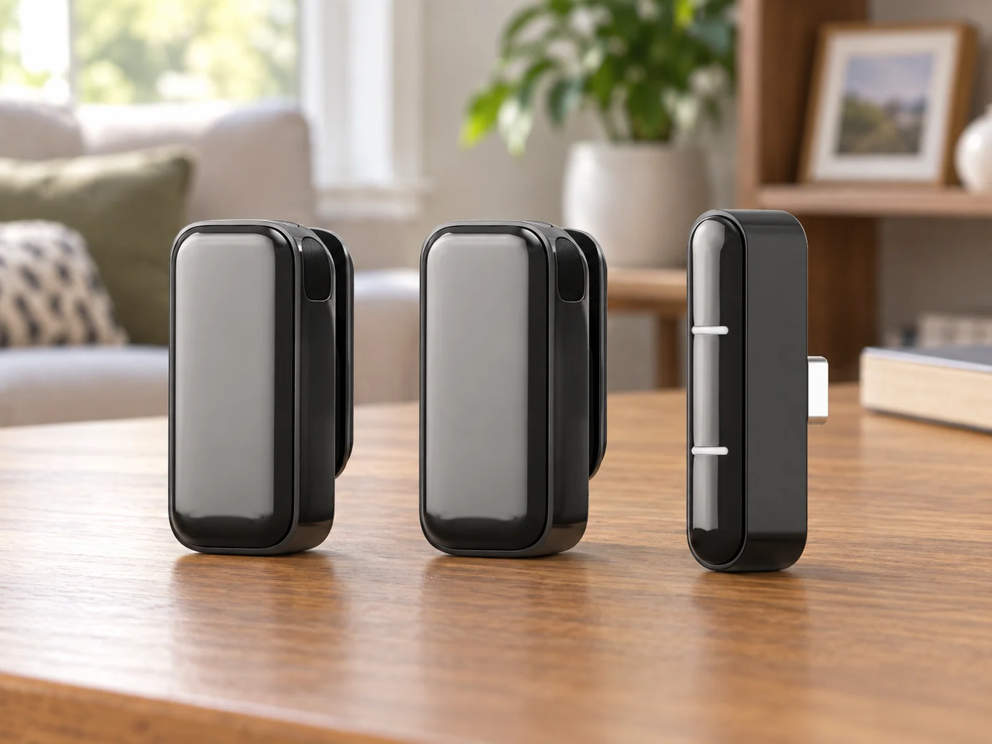 RØDE Wireless Micro, USB-C, Black, WIMICROC in a household setting.